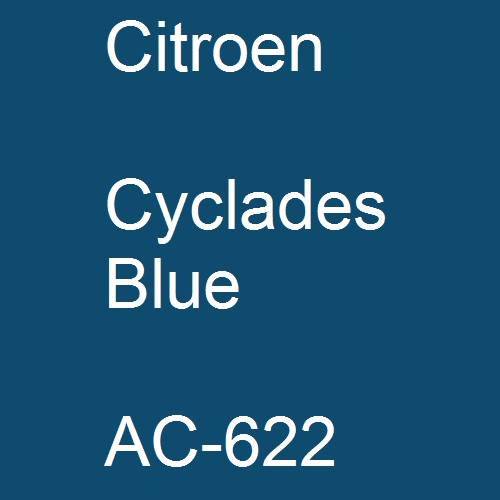 Citroen, Cyclades Blue, AC-622.